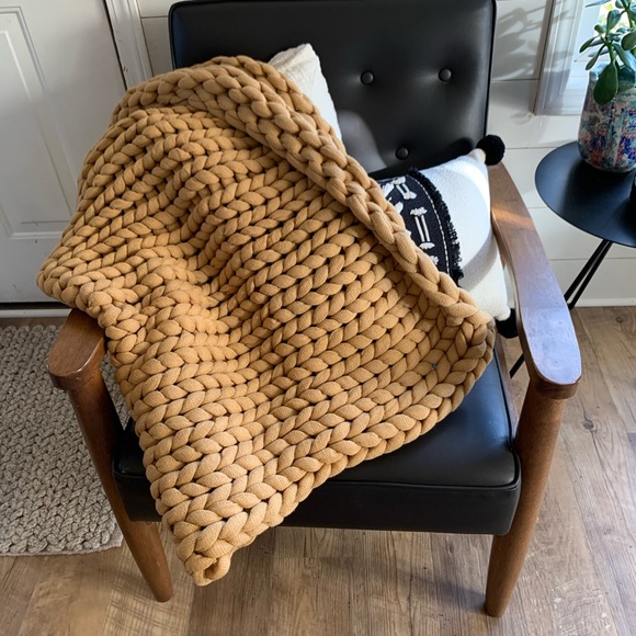 Donna Sharp Chunky Knit Throw 40x50 - Picture 2 of 5